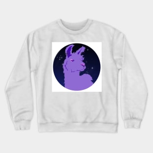 Star Llama Blue Crewneck Sweatshirt